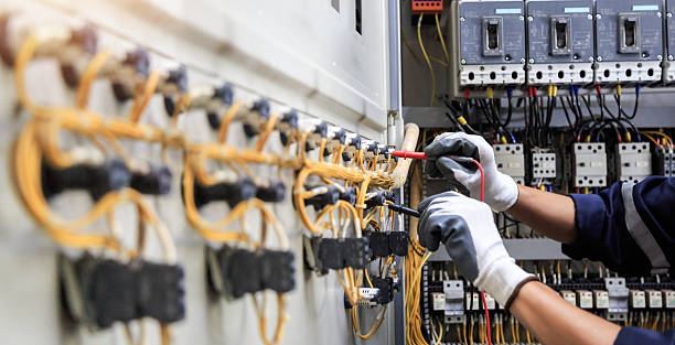 Professional Electrician technician working in Cedar Springs, MI
